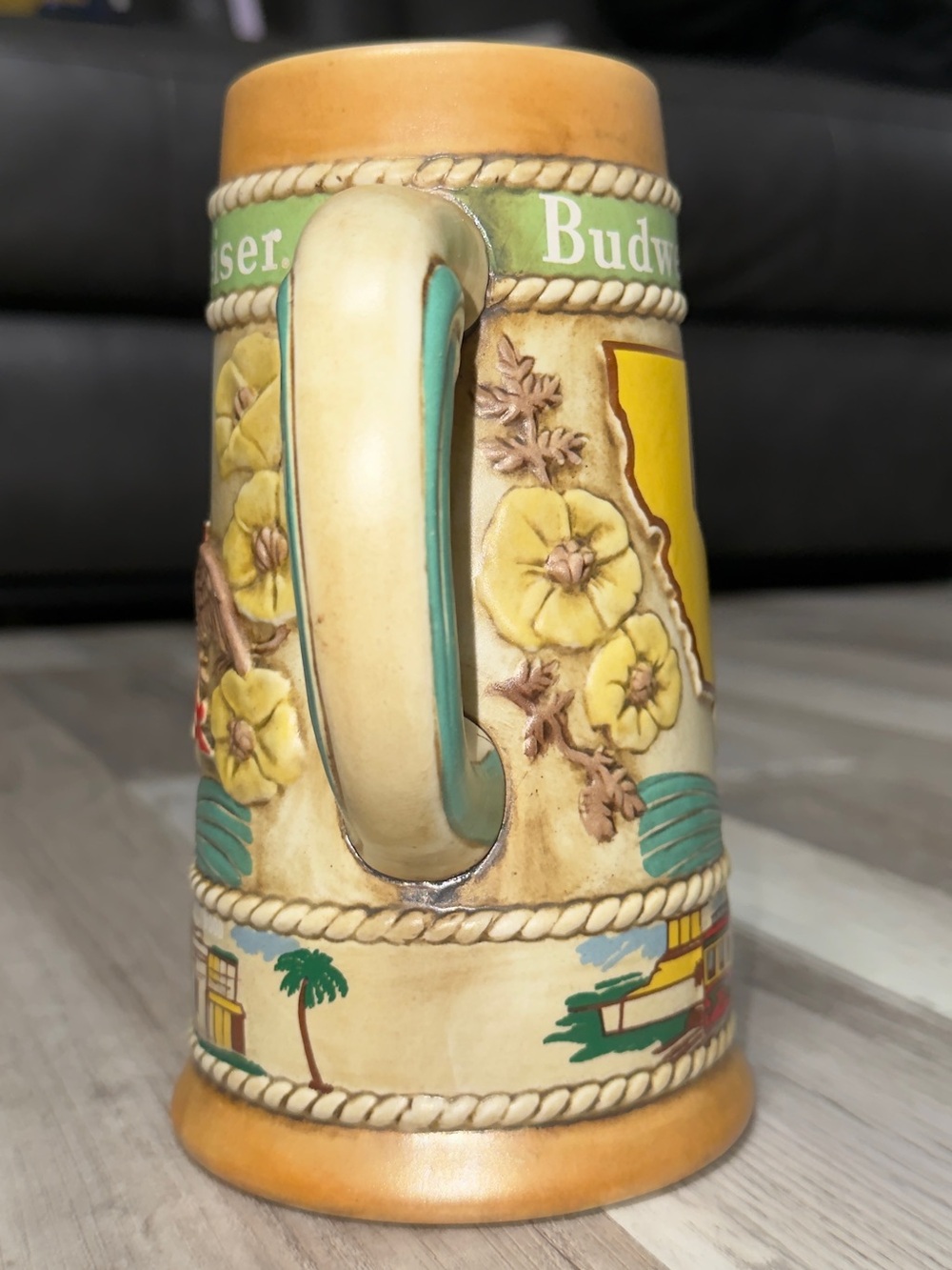 1981 Vintage Anheuser-Busch Budweiser California Limited Edition Beer Stein Mug - Picture 7 of 7